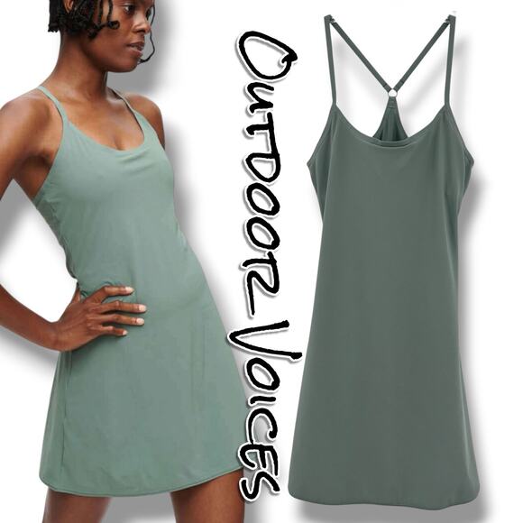 Outdoor Voices Dresses & Skirts - Outdoor Voices The Exercise Dress S Laurel Wreath Green Built In Shorts Athletic
